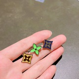LV серьги-гвоздики, роскошные серьги Lv, серьги-гвоздики, популярная модель, 925