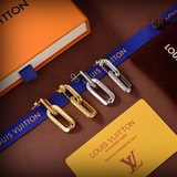Элегантные серьги-гвоздики LV с двойным кольцом от LOUIS VUITTON завоевали мир м