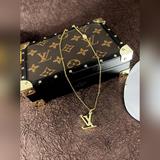 Ожерелье LV, классическое ожерелье с буквой LV от Donkey, популярная модель от D