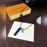 Ожерелье LV, классическое ожерелье с буквой LV от Donkey, популярная модель от D