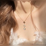 Материал V-Gold. Высококачественное изделие LV. Колье с тремя цветами, прекрасны