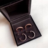 Piaget Бриллиантовые серьги-кольца. Высококачественные изделия из импортного сер