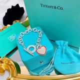 Tiff@ny Infinity Браслет Tiffany с подвеской в форме сердца из чистого серебра 9