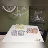 VCA Van Cleef & Arpels Четырехлистный кливер с бриллиантами [Цвет] Серебро 9
