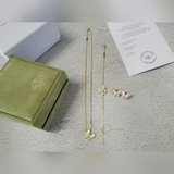 VCA Van Cleef & Arpels Белые жемчужные серьги-бабочки, изящные серьги-бабочк