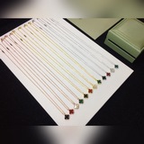 VCA Van Cleef & Arpels мини-ожерелье с четырехлистным клевером 1,0 см. Мини-