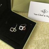 VCA Van Cleef & Arpels Четырехлистные серьги-гвоздики [Цвет] Копия оригиналь