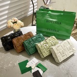 Bottega Veneta Bv высококачественная сумка Cassette, плетеная сумка в форме тофу