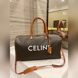 Celine VOYAGE TRIOMPHE Дорожная сумка с собственным стилем.