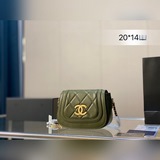 Chanel золотая цепочка для сумки Chanel, маленькая квадратная сумка, 20*14 см, с