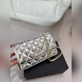 Складная коробка для самолета, модель Chanel, кожа с текстурой овечьей шерсти, п