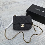 22 Джинсовый металлический шарик Квадратный толстяк Серия Chanel в стиле джинсов