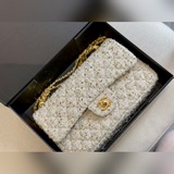 Складная коробка Chanel Classic CF Classic, подходит для повседневной носки, не 
