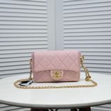 Chanel 21K новейшая модель Mini квадратная сумка из кожи с узором в виде шариков
