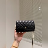 Оригинальная кожа ягненка «chanel pearl woc bag» из кожи теленка в последнее вре