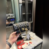 Золотой шарик маленький квадратный футляр (складной подарочный футляр) Chanel/ch