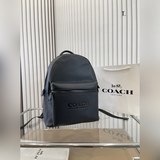 Рюкзак Coach с двойными плечевыми ремнями обладает большим объемом, индивидуальн
