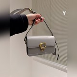 COACH Новая модель женской сумки Studio C с застежкой-пряжкой, одноплечевая сумк