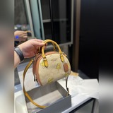 (Подарочная упаковка) Кожаная сумка для боулинга Coach Sydney с высококачественн