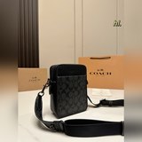 Размер (с коробкой)： 15 × 21. Сумка для мобильного телефона Coach для мужчин, су