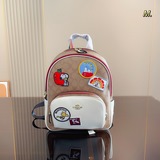 Сумка Coach с двойными плечевыми ремнями и изображением Снупи – отличный выбор, 
