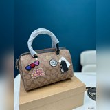 Сумка Coach / Новая сумка Coach Boston с эмблемой Disney Villains.