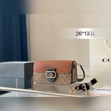 COACH/Коч Оле женская сумка классического дизайна с заклепками MORGAN, размер 26