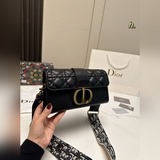 Размер (с коробкой)： 24 × 14. Новая сумка Dior Montagne с ремешком через плечо о