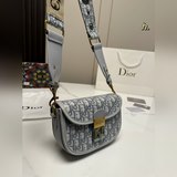 Размер (с коробкой)： 17 × 14. Новая модель сумки Dior с вышитым логотипом в форм