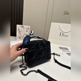 (Складная коробка) Размер： 18 × 13 Новая сумка для фотоаппарата Caro от Dior с п
