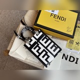 Fendi/Фенди Новая капсульная коллекция сумки для нот mini мини-тоут, размер 13×1