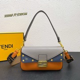 Сумка Fendi Baguette с коробкой, сумка-багет с клапаном и ремнем через плечо, из