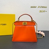 В комплекте с коробкой, оригинальная кожа, сумка Fendi из овечьей кожи peekabool
