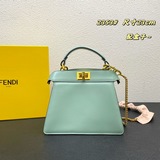 В комплекте с коробкой, оригинальная кожа, сумка Fendi из овечьей кожи peekabool