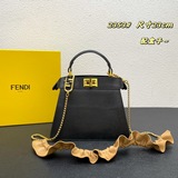 В комплекте с коробкой, оригинальная кожа, сумка Fendi из овечьей кожи peekabool