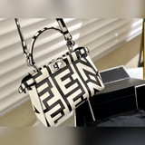 Складная сумка Fendi/Fendi Новая женская сумка с логотипом Peekaboo, небольшая с