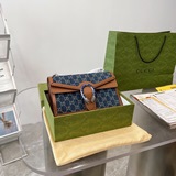 Gucci Dionysus сумка через плечо с цепочкой, джинсовая сумка Dionysus, размер 28