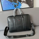 Gucci портфель из телячьей кожи с тиснением, мужская сумка для ноутбука, изготов