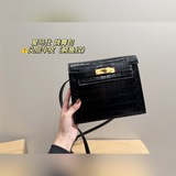 Натуральная кожа, размер 20,17 см. Сумка Hermes Dance (с крокодиловым узором) вы