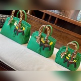 Hermès Platinum Bag с текстурой личи, изготовленная нашим собственным производит