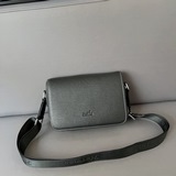 Hermès Мужская сумка из телячьей кожи с одним плечевым ремнем, сумка почтальона,