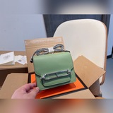 (Подарочная упаковка) Улучшенная версия, размер 18,14 см. Мини-версия сумки Herm