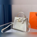 Новая модель Hermès из кожи крокодила / сумка Kelly с крокодиловым узором, высок