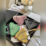 Подарочная упаковка Prada женская сумка через плечо мини-треугольная сумка 2023 