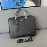 Prada Prada Оригинальный портфель Мужская сумка Сумка для ноутбука Сумка с изыск