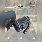 Prada/Prada Diagramme Женская классическая сумка среднего размера из стеганой ко