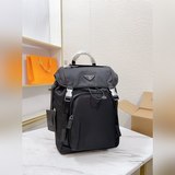 Рюкзак Prada, последний импортный материал из парусины с кожей теленка, качество