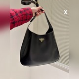 PRADA подмышечная сумка, популярная в Интернете, подмышечная сумка PRADA, вечная