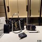 Новые комбинации [Новая серия из 38 предметов] сумка YSL + сумка через плечо YSL