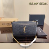 Полный комплект подарков для самолета, сумка через плечо из натуральной кожи YSL